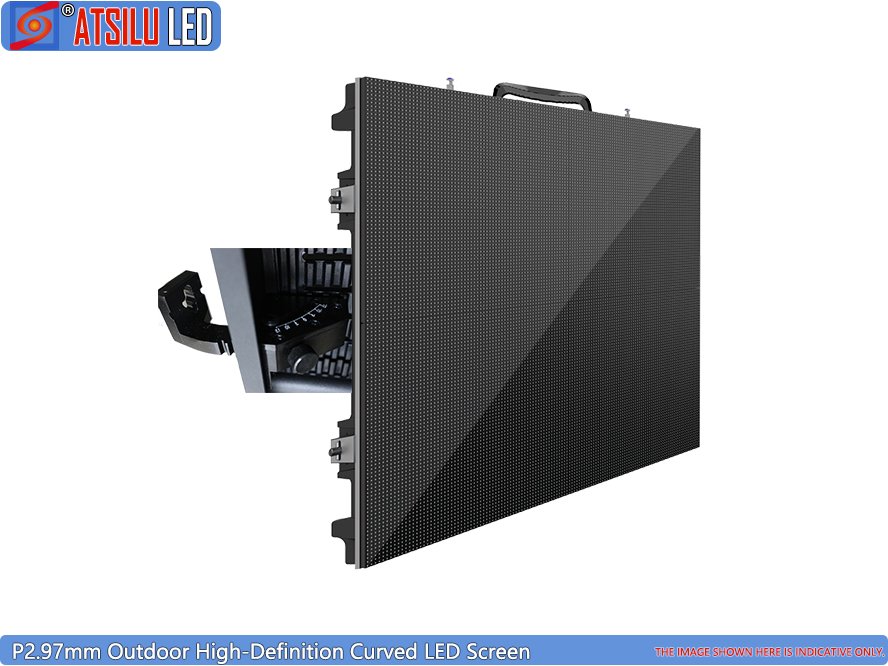 P2.97mm High-Definition Curved LED Screen Outdoors